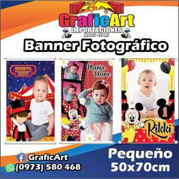 Banner Fotográfico Chico 50x70 cm